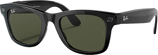 Ray-Ban Stories Smart Glasses Wayfarer 53 Mm With Green Lenses - AT&T